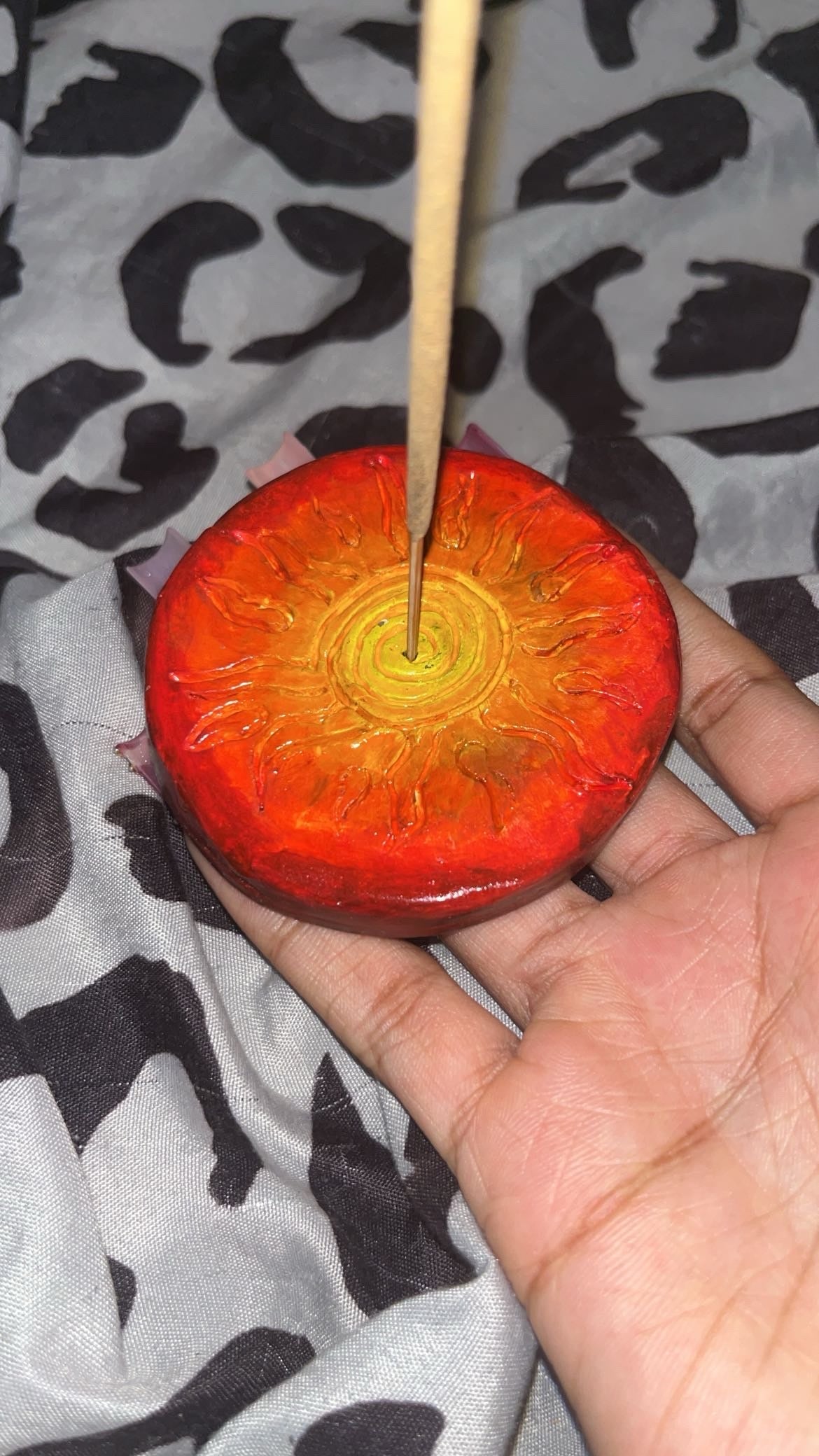 Incense Stand (Spiral Sun)