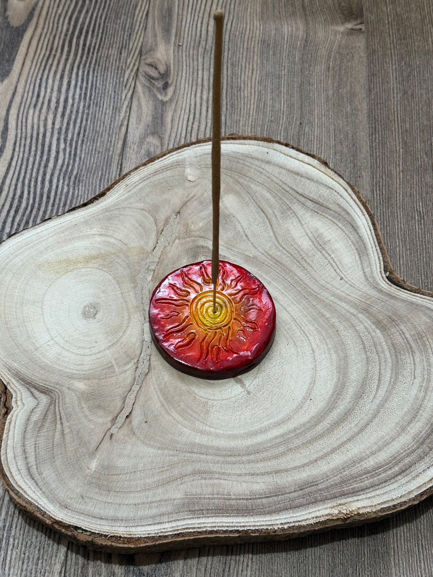 Incense Stand (Spiral Sun)