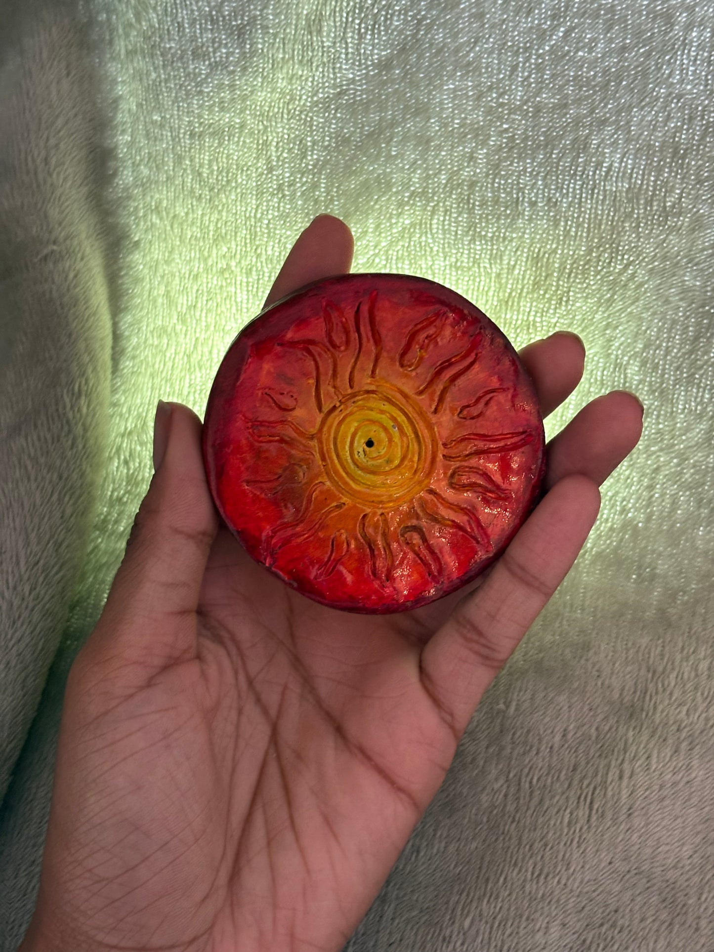 Incense Stand (Spiral Sun)