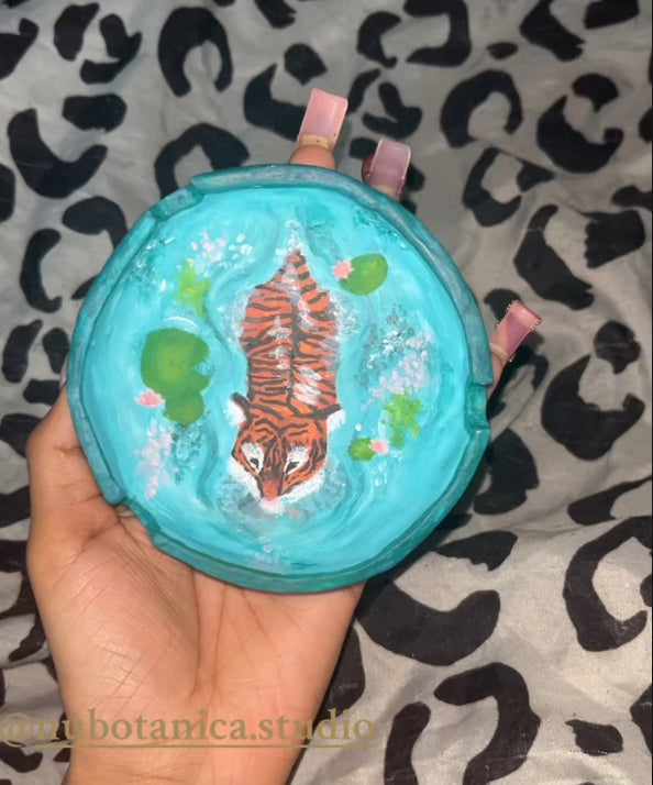 Swimming Tiger Ashtray