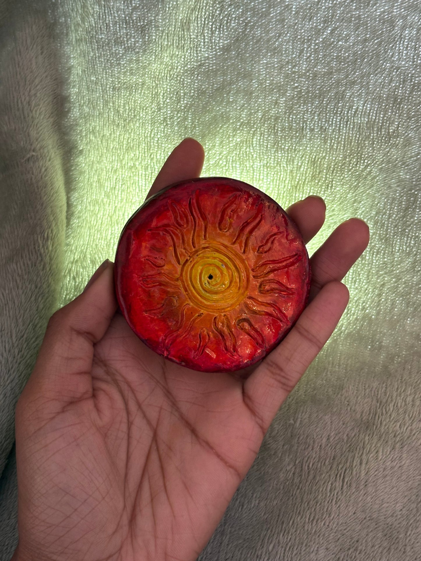 Incense Stand (Spiral Sun)