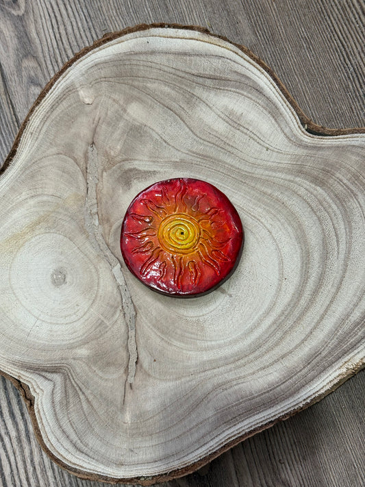 Incense Stand (Spiral Sun)