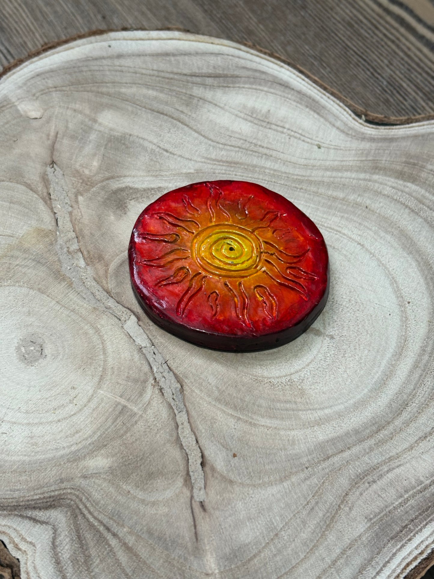 Incense Stand (Spiral Sun)
