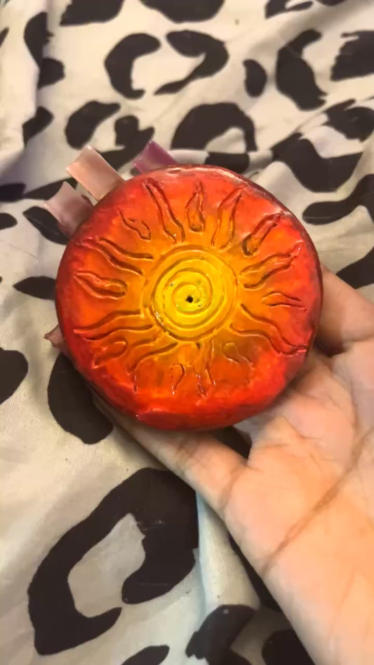 Incense Stand (Spiral Sun)